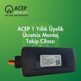 Acep 4G Sim Kartlı Araç Takip Sistemi (Montaj Hediyeli) - 1 Yıllık Abonelik