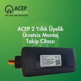 Acep 4G Sim Kartlı Araç Takip Sistemi (Montaj Hediyeli) - 2 Yıllık Abonelik