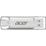 Acer 16gb Usb 3.2 Ut300-16gb Usb-a+usb-c Çift Taraflı Metal Flash Bellek