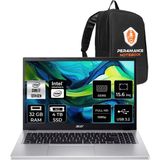 Acer Aspire Go I7 13620H 32GB Ram 4tb SSD 15.6" Fhd Freedos NXJ4GEY002P320 Notebook + Per4 Çanta - 4 TB - 32 GB