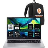 Acer Aspire Go I7 13620H 64GB Ram 256GB SSD 15.6" Fhd Freedos NXJ4GEY002P331 Notebook + Per4 Çanta - 256 GB - 64 GB