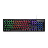 Acer Emachines, Eak104, Siyah, Usb Kablolu, Rgb Backlight, Red Switch, Mekanik, Türkçe Q, 104 Tuşlu, cok-renkli