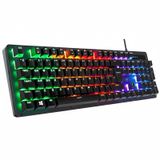 Acer Emachines EAK104 Siyah USB Rgb Backlight Red Swıtch Mekanik Q 104 Tuşlu Gaming Klavye