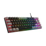 Acer Emachines Eak68 Rgb Mekanik Red Switch Mini Oyuncu Klavyesi - Siyah Gri 68 Tuş Kompakt Gaming gri-siyah