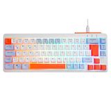 ACER eMachines, EAK810, Beyaz, USB Kablolu, Rainbow Backlight, Membran Renkli Tuşlar, Türkçe Q, 68 Tuşlu, Gaming Klavye