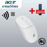 Acer eMachines Usb Beyaz 2.4Ghz Kablosuz Mouse (Pil Hediyeli) - EAM080