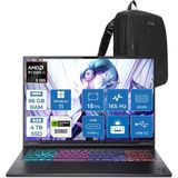Acer Nitro 18 AI AMD AN18-AMD Ryzen™ AI 9 365 96GB DDR5 4TB SSD 8GB/RTX5060 115W 18" QHD+ 2560 x 1600 165 Hz IPS Win11Home Gaming Bilgisayar. NHQYHEY001H30+ZettaÇanta