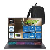Acer Nitro 18 Ryzen Aı 9 365 128Gb 1Tb Ssd 12Gb/Rtx5070tı/115W 18" Qhd (2560 X 1600) 165Hz Mat Ips Windows 11 Home Gaming Bilgisayar Nhqyfey001h42 + Zettaçanta