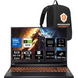 Acer Nitro V 16 Core 7 240H RTX 5070 8GB Gaming Laptop 80GB RAM 1TB SSD 16" FHD+ 180Hz Win11 Pro + Per4 Çanta NHQZREY002P438 - 1 TB - 80 GB