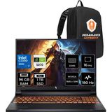 Acer Nitro V 16 Core 7 240H RTX 5070 8GB Gaming Laptop 96GB RAM 1TB SSD 16" FHD+ 180Hz FreeDOS + Per4 Çanta NHQZREY002P343 - 1 TB - 96 GB