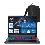 Acer Nitro V 16S Aı An16s Amd Ryzen™ Aı 9 365 96Gb Ddr5 512Gb Ssd 8Gb/Rtx5060 115W 16"Qhd+ 2560X1600 180Hz Ips Freedos Gaming Bilgisayar. Nhqxuey001f27+Zettaçanta