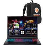 Acer Nitro V 16S Amd Ryzen 7 350 Rtx 5070 8gb 85W 64GB Ram 512GB SSD 16" Wqxga 180Hz WIN11 Home NHQXNEY003P338 Gaming Laptop + Per4 Çanta - 512 GB - 64 GB