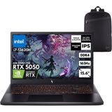 Acer Nitro V15 I7-13620H 64GB 4 Tbssd RTX5050 (8GB-GDDR7-75W) 15.6" Fhd 165Hz Windows 10 Home + Hmf Sırt Çantası NH.QZ7EY.005HMF58 - 64 GB