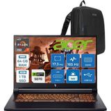 Acer Nitro V17 ANV17 Aı Amd Ryzen™ 7 260 64GB Ddr5 1tb SSD 8GB/RTX5070 85W 17.3"wqxga 2560X1440 165Hz IPS Freedos Gaming Bilgisayar. NHQZKEY001F18+ZETTAÇANTA