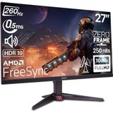 Acer Nitro VG270W5BMIIPX 27" 260Hz 0.5ms Zeroframe Va Fhd mm Amd Freesync HDR10 Srgb Gaming Monitör - 0,5 ms - 260 Hz