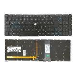 Acer Predator Helios 300 PH315-53-74WW Uyumlu Notebook Klavyesi, Laptop Tuş Takımı (Siyah TR) RGB Backlit