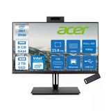 Acer Veriton 4000 VZ4714GT Intel Core I7 13700 8gb Ram 2tb SSD Freedos UHD Graphics 23.8" Yükseklik Ayarı, Pivot, Vesa Desteği Fullhd All In One Bilgisayar DQR03EM00GF04 + Zetta Flash Bellek