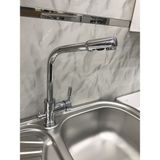 ACESER 3 YOLLU EVİYE ÇEŞMESİ - Gri