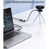 Acetech 10 Metre USB 2.0 Sinyal Güçlendirici Çipli Profesyonel Uzatma Kablosu
