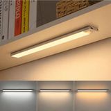 Acetech 40 cm Sensörlü Alüminyum USB Şarjlı LED Gece Lambası – 3 Renk Kısılabilir Mutfak Tezgah & Dolap Içi Aydınlatma
