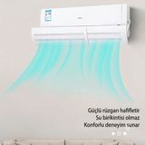 Acetech Evrensel Ayarlanabilir Klima Rüzgar Yönlendirici (56-100 cm / Matkap Gerektirmez)