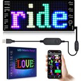 Acetech Programlanabilir 17X7CM Matrix Kayan Yazı LED Ekran – Bluetooth & App Kontrol!