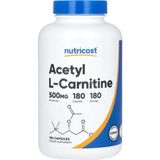 Acetyl L-Carnitine 500 mg 180 Capsules