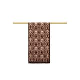 Acı Kahve Damask Desen İpek Fular