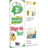 Açı Yayınları 2. Sınıf İngilizce Yaprak Test Çek Kopart Uygun 48 Sayfa Eğitici Kitap