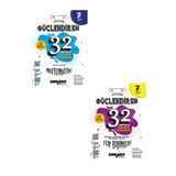 Açı Yayınları 7.Sınıf Ankara Güçlendiren 32 Haftalık Fen Bilimleri + Matematik Denemeleri ( 2 KİTAP SET )