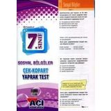 Açı Yayınları 7.Sınıf Sosyal Bilgiler Çek Kopart Yaprak Test
