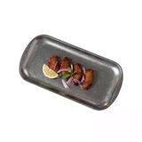 Açık Büfe Retro Sunum Tabağı 37*20 Cm