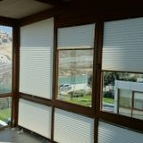 Açık Gri 09-14 Plise Perde - Katlanır Cam Balkon Perdesi Açıkgri