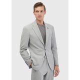 Açık Gri Desenli Zeroweight Slim Fit Pamuk Karışımlı Takım Elbise - 52 - 6 Drop