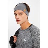 Açık Gri Erkek Pamuklu Termal, Kaymaz, Terletmez, Ultra Hafif, Spor Saç Bandı Bandana Buff