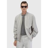Açık Gri Regular Fit Dik Yaka Casual Dokuma Mont - XL