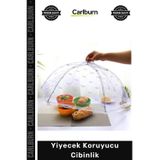 Açık Hava Kamp Piknik Yiyecekleri Sinek Haşere Toz Kalkanı Katlanır Yiyecek Koruyucu Cibinlik