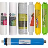 Açık Kasa Su Arıtma Cihazı Filtresi 7Li Filtre Seti Çift Spun Eco