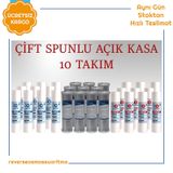 Açık Kasa Su Arıtma Cihazı Filtresi Ekonomik Paket 10 Takım