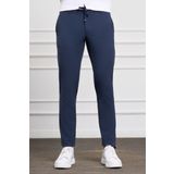 Açık Lacivert Slim Fit Dar Kesim Yan Cep Bağcıklı Jogger Erkek Pantolon