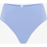 Açık Mavi High Shirred Yüksek Bel Bikini Altı - 36