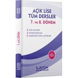 Açık Öğretim Lisesi 7. ve 8. dönem Dönem Tüm Dersler Yardımcı Ders Kitabı
