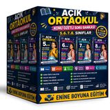 Açık Ortaokul Konu Özetli Soru Bankası Seti (5-6-7-8. Sınıflar)