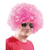 Açık Pembe Renk Kıvırcık Afro Bonus Peruk P80809s8660