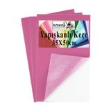 Açık Pembe Yapışkanlı Keçe 50X70 Cm 3 Adet 2.0 Mm Kendinden Yapışkanlı Renkli Hobi Keçesi Elişi Keçe Kumaşı Anasınıfı