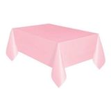 Açık Şeker Pembe Kullan At Plastik Masa Örtüsü, 120x180 Cm Naylon