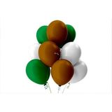 Açık Yeşil-Beyaz-Kahverengi Pastel Soft Balon 50 Adet + 5 Metre Balon Zinciri