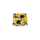 Açık Yeşil Retro Flowers Kız Çocuk Cepli Desenli Şort