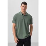 Açık Yeşil Standart Kalıp Basic Polo Yaka Erkek T-Shirt - 87768
