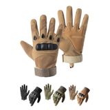 Açıkalın askeri Malzeme Unisex Tam Parmak Korumalı Taktik Outdoor Eldiven - Bej, XL Beden AÇKLNELDVN